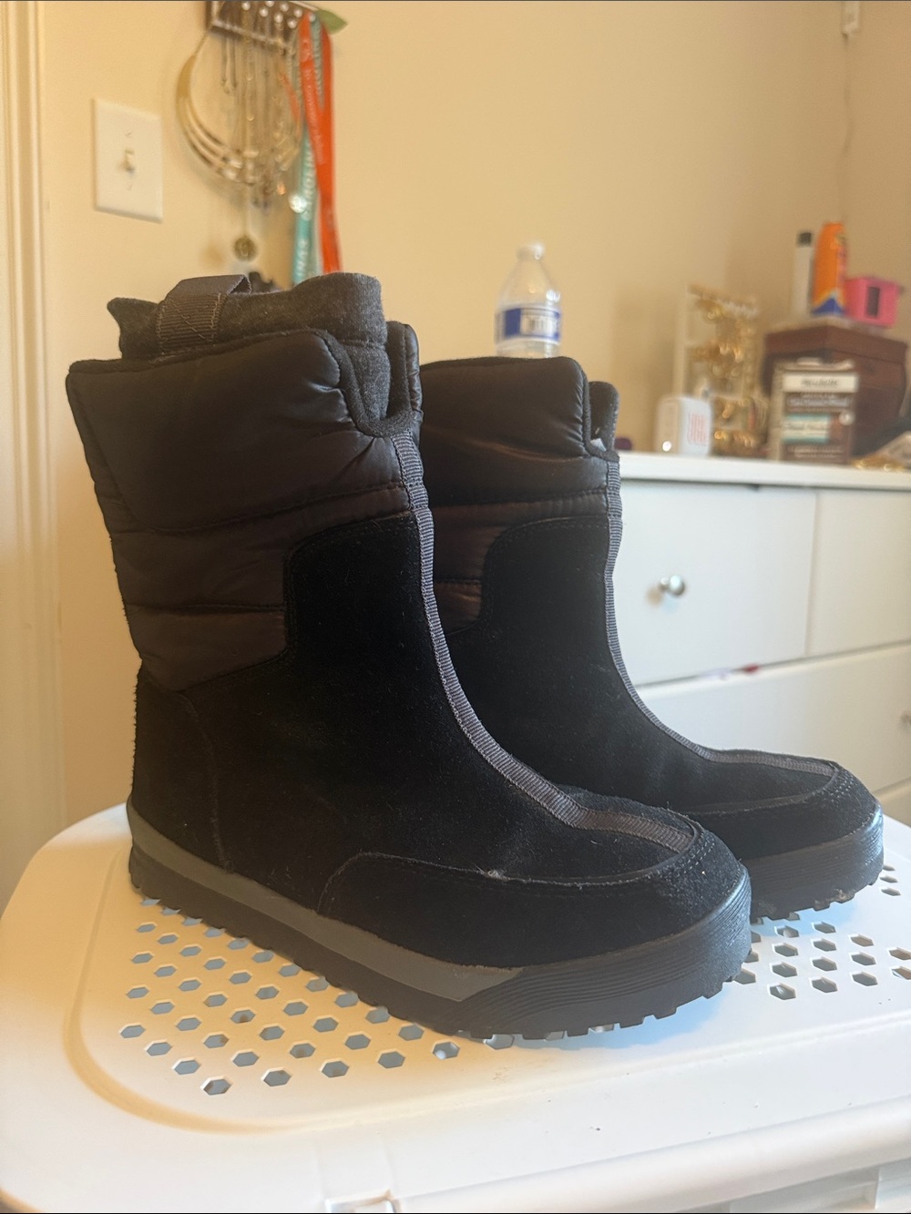 Lands' End Black Insulated Women's Winter Boots